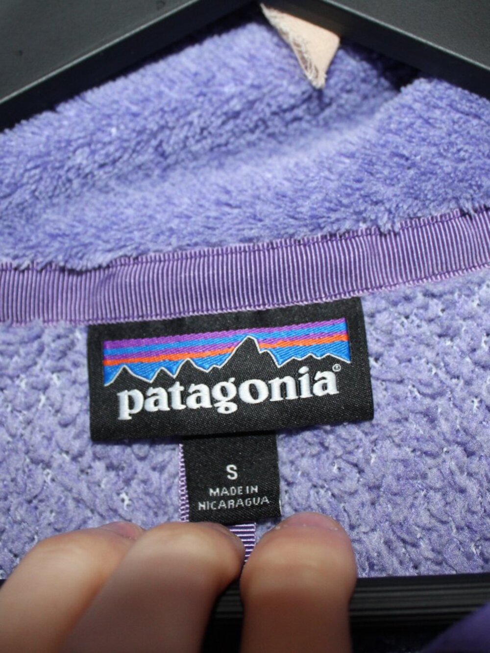 Patagonia Women's Concord Purple Re-tool Snap T Sherpa Pullover - Picture 6 of 6